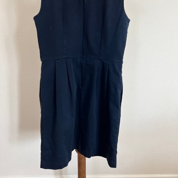 Tommy Hilfiger Size 10 Navy Blue Rhinestone Embellish Sleeveless Crew Neck Dress - Picture 7 of 12